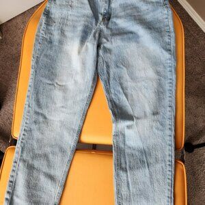 Fashion Nova Women's Light Blue Straight Jeans